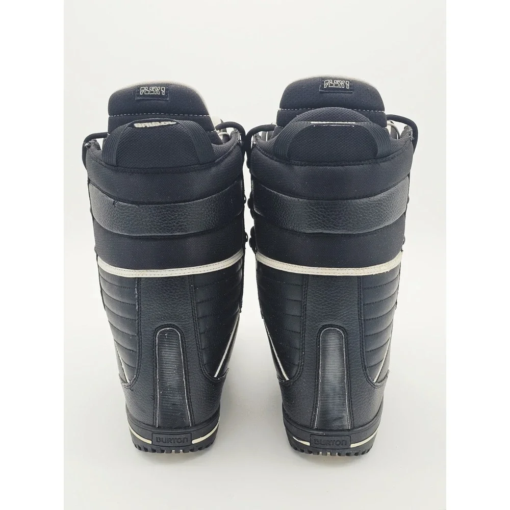 Burton Poacher Men's 11.5 Black Leather Snowboard Boots